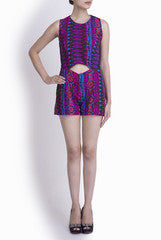 Crazi Darzi Pink Short Hole Jumper