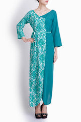 Crazi Darzi Blue Chik Flap Dress