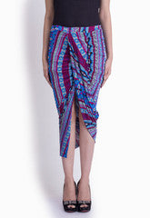 Crazi Darzi Blue Short Dhoti Skirt