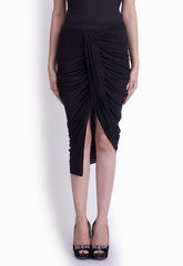 Crazi Darzi Black Short Dhoti Skirt