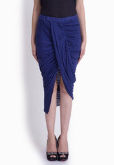 Crazi Darzi Blue Short Dhoti Skirt