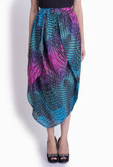 Crazi Darzi Purple Long Dhoti Skirt