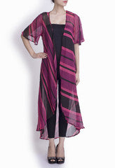 Crazi Darzi Long Chiffon Jacket