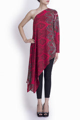 Crazi Darzi Red One Shoulder Top