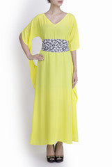 Crazi Darzi Yellow Kaftan