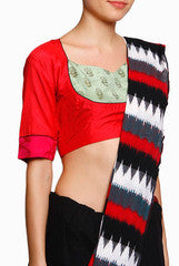 Closet Ranipink Orange with Green Blouse