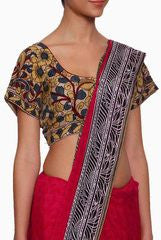 Closet Ranipink Kalamkari Beige Hand painted Blouse