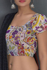 Closet Ranipink Ivory With Ditsy Print