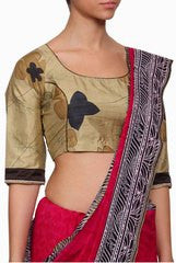 Closet Ranipink Khaki Brown Blouse