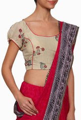 Closet Ranipink Beige Chinon Georgette Blouse