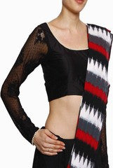 Closet Ranipink Black With Lace Blouse