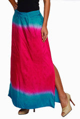 Closet Ranipink Pink And Blue Skirt