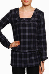 Closet Ranipink Grey And Black Top