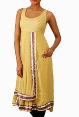 Closet Ranipink Sun Flower Yellow Dress