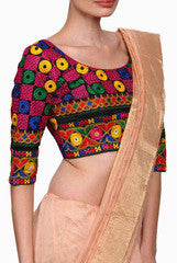Closet Ranipink Multicolor Machine Embroidery