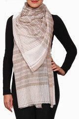 Closet Ranipink Off White Stole