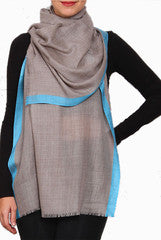 Closet Ranipink Grey With Blue Stole