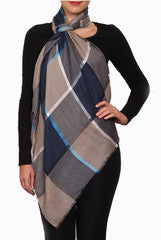 Closet Ranipink Brown Block Print Stole