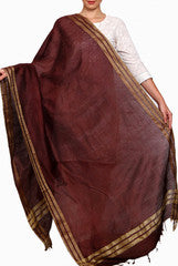 Closet Ranipink Sepia Bhagalpuri Dupatta