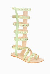 Devika Bharadwaj Hemlock Green Lola Flat