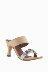 Devika Bharadwaj Beige Deena Heel