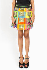 Design Cottage Multicoloured Radio Printed Skirt