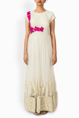 Design Cottage White Evening Gown