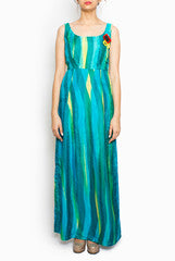 Design Cottage Blue Maxi Dress
