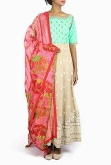 Design Cottage Off White Anarkali