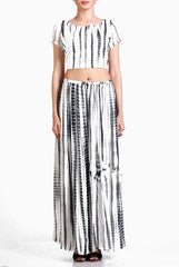 Dimple Raghani Crop Top and Skirt
