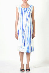 Dimple Raghani Tie & Dye Drape Shift Dress