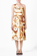 Dimple Raghani Brown Midi Dress