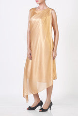 Dimple Raghani Shimmer Drape Dress