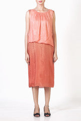 Dimple Raghani Coral Midi Dress