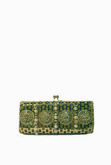 Meera Mahadevia Gold Clutch