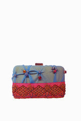 Meera Mahadevia Net & Lace Clutch