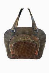 Meera Mahadevia Brown Handbag