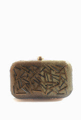 Etre Designs Metallic Rods Gold Rush Clutch