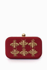 Etre Designs Red Hana Clutch