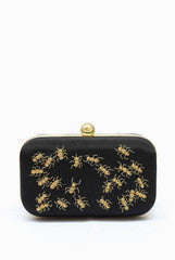 Etre Designs Black Has Ant Clutch