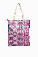 Fizza Purple and Blue Jhola Bag