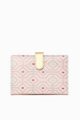 Fizza Print and Gold Travel Wallet
