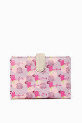 Fizza Print and Cream Travel Wallet