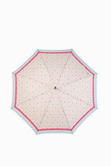 Fizza Pink Lotus Grid  Umbrella
