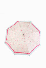 Fizza Pink Lotus Grid  Umbrella