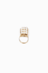 Fancy Pants Pearl Square Ring