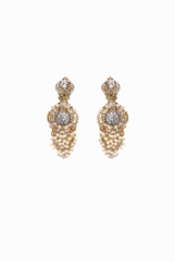 Fancy Pants Indo-Western Pearl Tassel Earrings