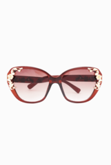 Fancy Pants Gold Embellished Sunglasses