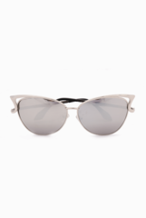 Fancy Pants Dita Von Teese Silver Sunnies