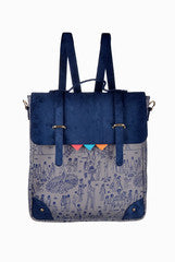 Funk For Hire Grey Haversack/Sling bag